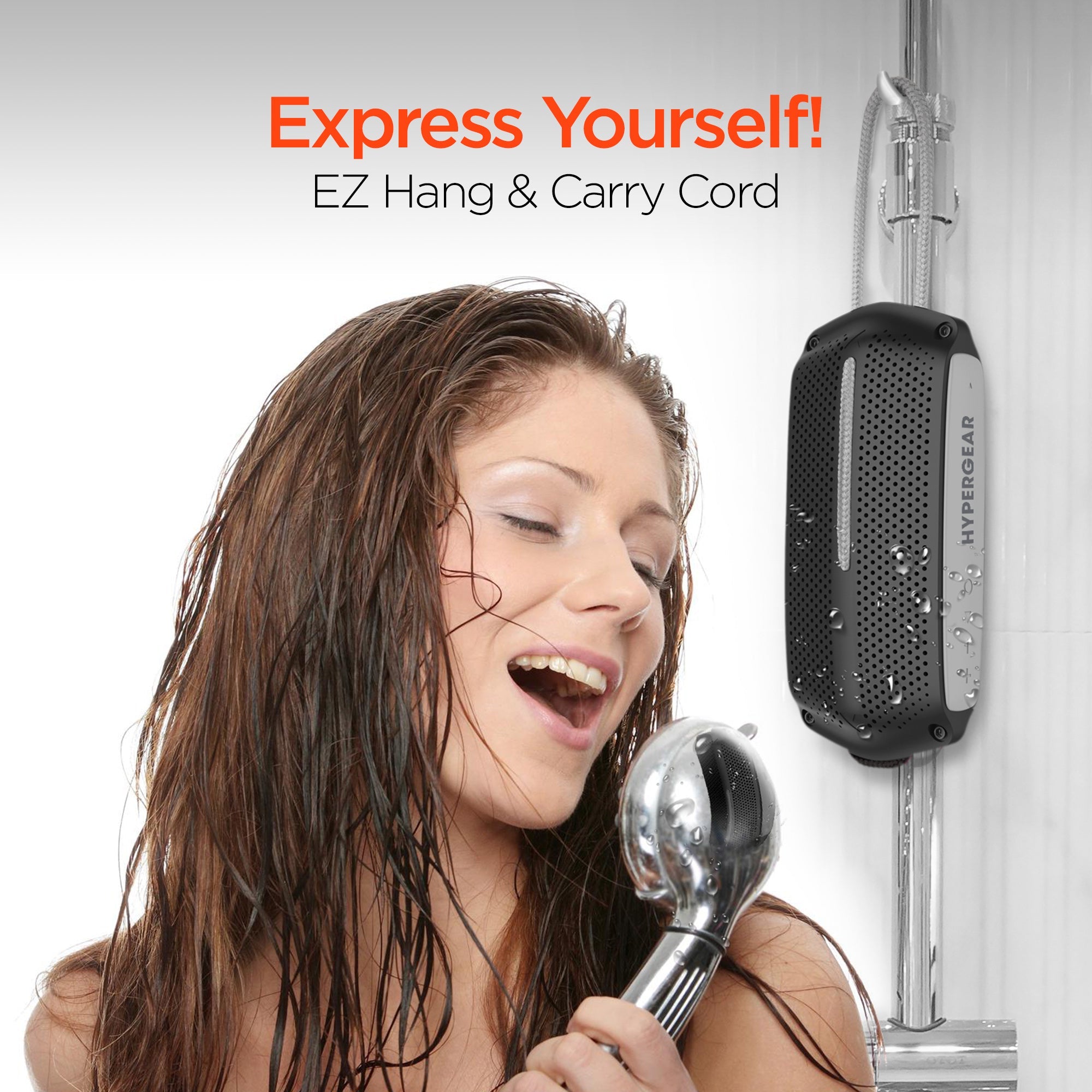 HyperGear Wave Water Resistant Wireless Speaker with Extended Battery Life (WATER-PRNT)