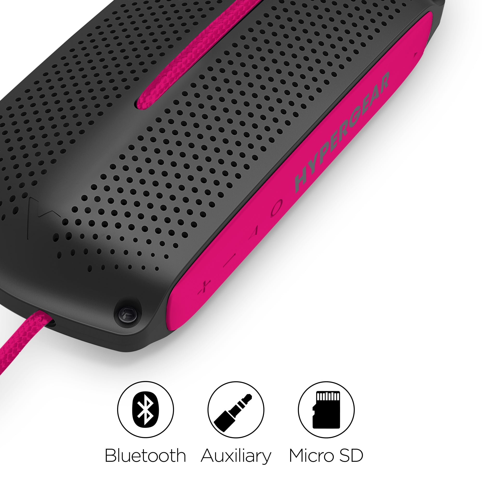 HyperGear Wave Water Resistant Wireless Speaker with Extended Battery Life (WATER-PRNT)