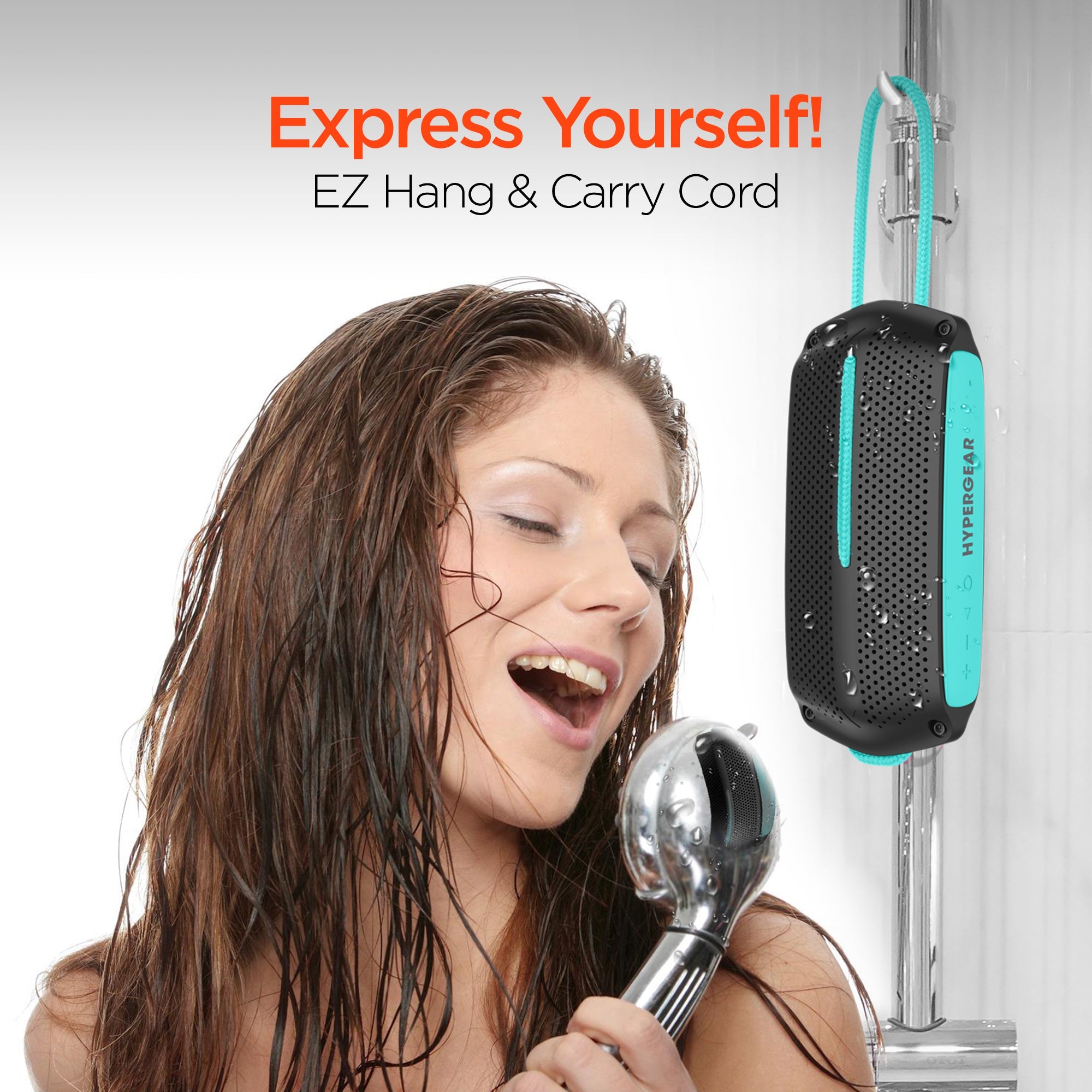 HyperGear Wave Water Resistant Wireless Speaker with Extended Battery Life (WATER-PRNT)