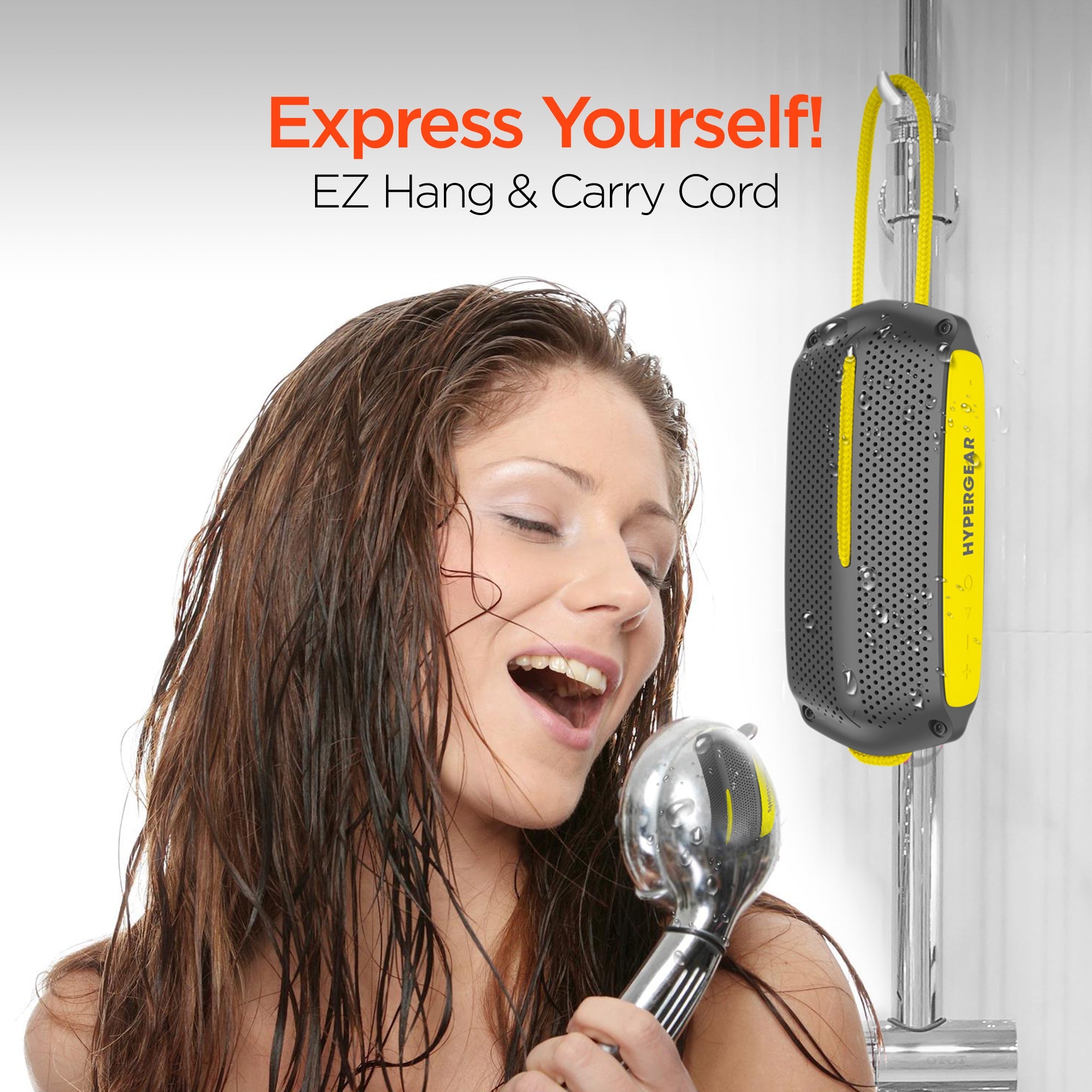 HyperGear Wave Water Resistant Wireless Speaker with Extended Battery Life (WATER-PRNT)