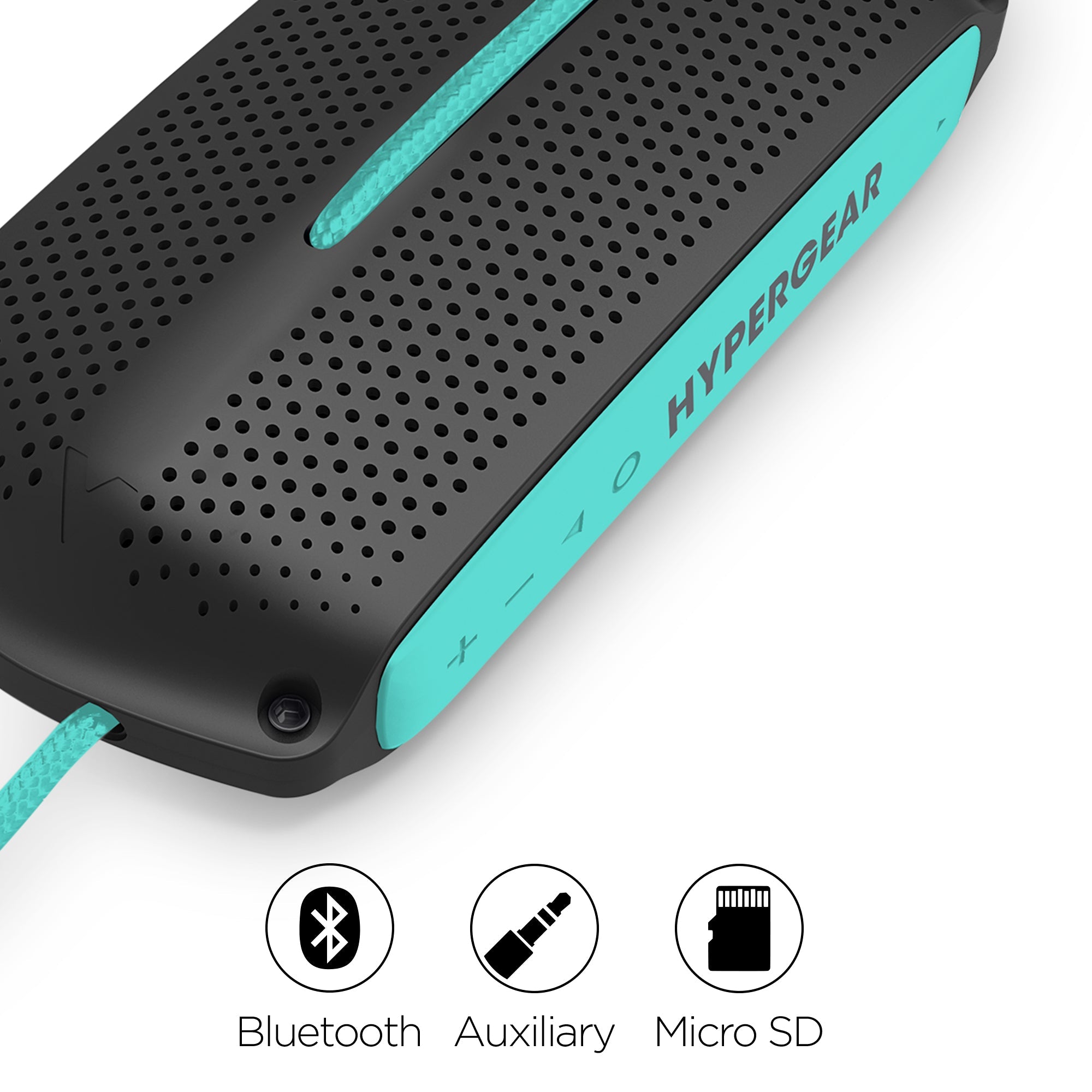 HyperGear Wave Water Resistant Wireless Speaker with Extended Battery Life (WATER-PRNT)